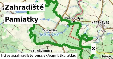 pamiatky v Zahradiště