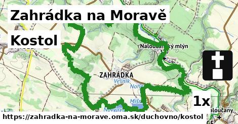 Kostol, Zahrádka na Moravě