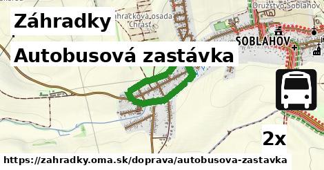 Autobusová zastávka, Záhradky