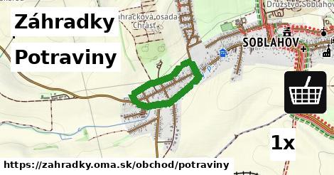 Potraviny, Záhradky