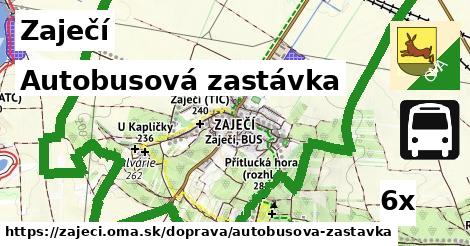 Autobusová zastávka, Zaječí