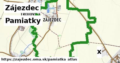 pamiatky v Zájezdec