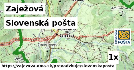 Slovenská pošta, Zaježová