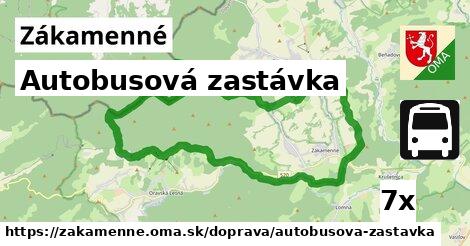 Autobusová zastávka, Zákamenné