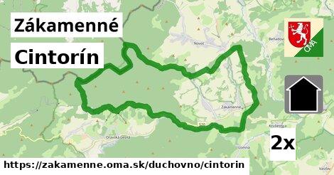 Cintorín, Zákamenné