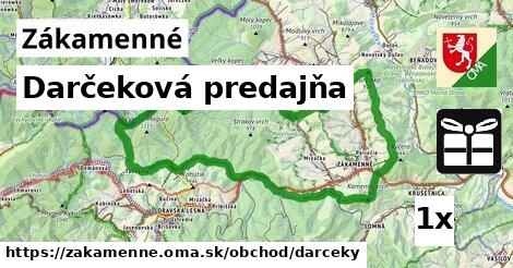 darčeková predajňa v Zákamenné