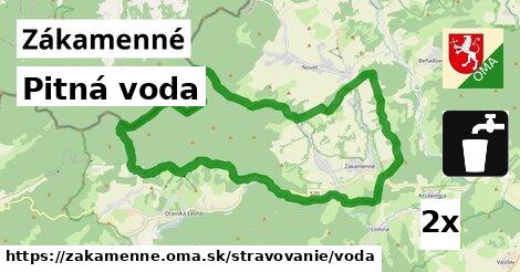 Pitná voda, Zákamenné