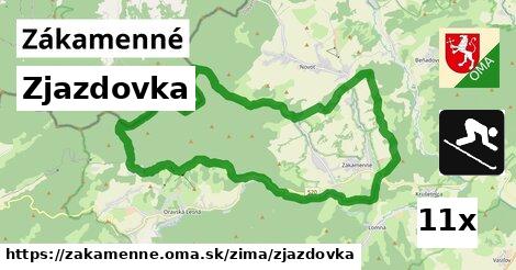 Zjazdovka, Zákamenné