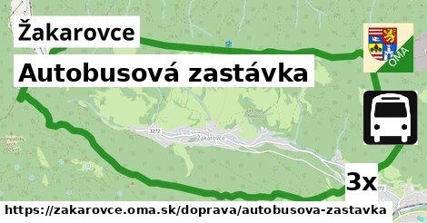 Autobusová zastávka, Žakarovce