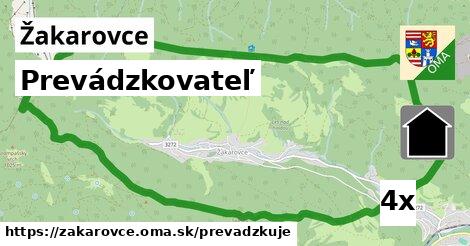 prevádzkovateľ v Žakarovce