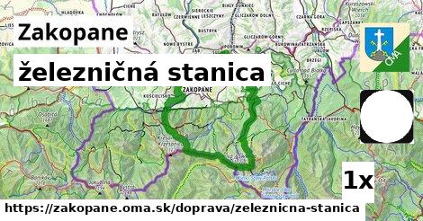 železničná stanica, Zakopane