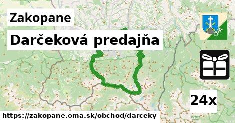 darčeková predajňa v Zakopane