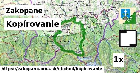 kopírovanie v Zakopane