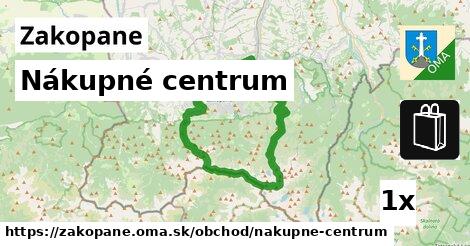 nákupné centrum v Zakopane