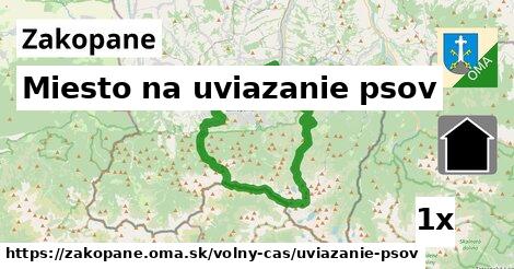 miesto na uviazanie psov v Zakopane