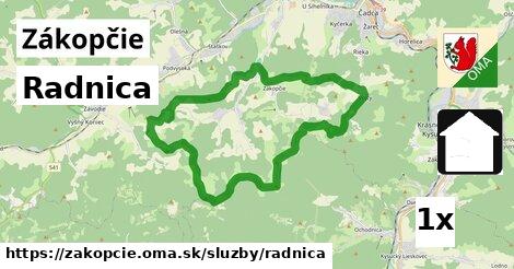 Radnica, Zákopčie