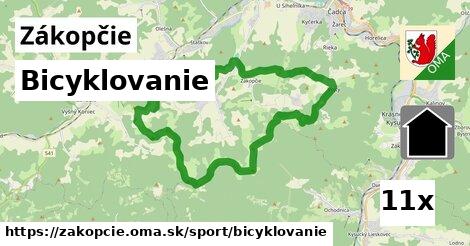 Bicyklovanie, Zákopčie