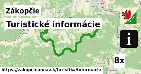 Turistické informácie, Zákopčie