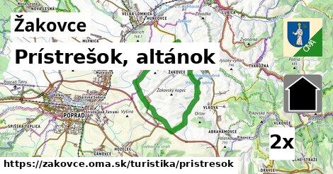 Prístrešok, altánok, Žakovce