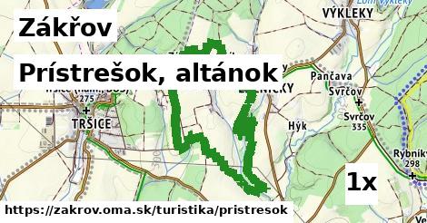 prístrešok, altánok v Zákřov