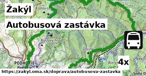 Autobusová zastávka, Žakýl