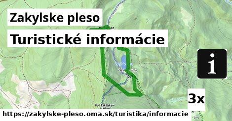 turistické informácie v Zakylske pleso