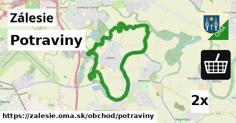 Potraviny, Zálesie