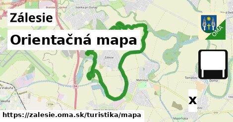 Orientačná mapa, Zálesie