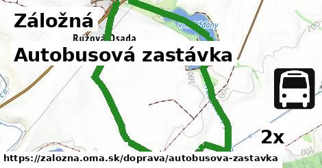 Autobusová zastávka, Záložná