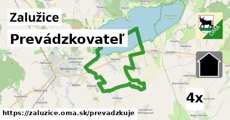 prevádzkovateľ v Zalužice