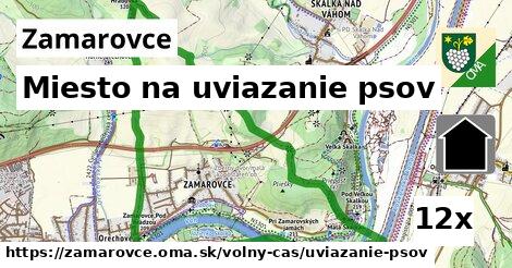 miesto na uviazanie psov v Zamarovce