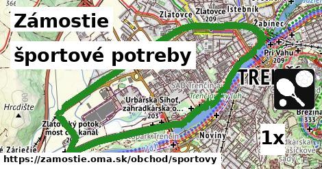 športové potreby, Zámostie