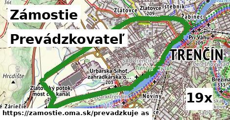 prevádzkovateľ v Zámostie