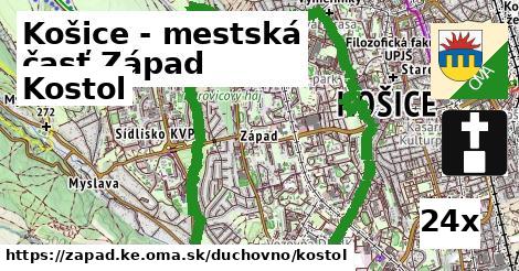 kostol v Košice - mestská časť Západ