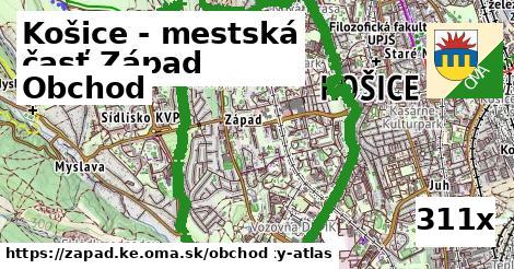 obchod v Košice - mestská časť Západ