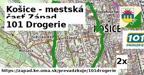 101 Drogerie v Košice - mestská časť Západ