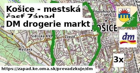 DM drogerie markt, Košice - mestská časť Západ