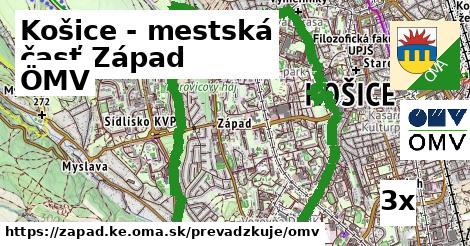 ÖMV, Košice - mestská časť Západ