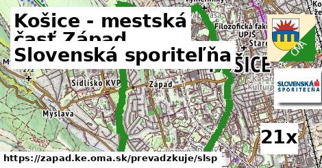 Slovenská sporiteľňa, Košice - mestská časť Západ