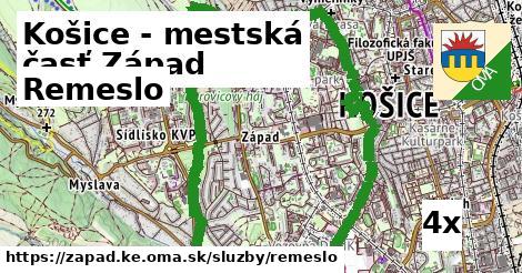 Remeslo, Košice - mestská časť Západ