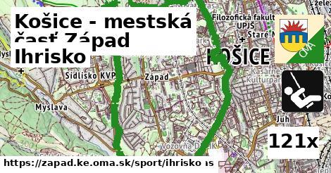 Ihrisko, Košice - mestská časť Západ