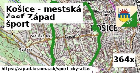 šport v Košice - mestská časť Západ