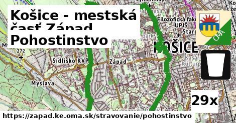 Pohostinstvo, Košice - mestská časť Západ