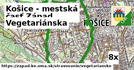 Vegetariánska, Košice - mestská časť Západ