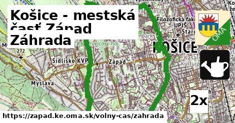 Záhrada, Košice - mestská časť Západ