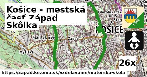 Skôlka, Košice - mestská časť Západ