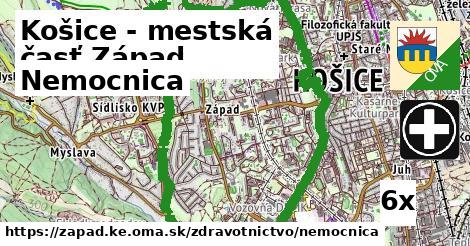 Nemocnica, Košice - mestská časť Západ