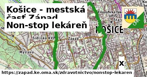 Non-stop lekáreň, Košice - mestská časť Západ