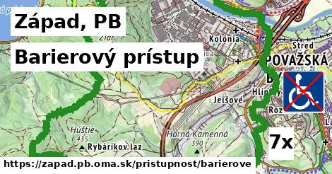 Barierový prístup, Západ, PB