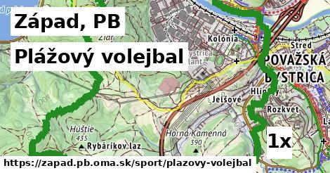 plážový volejbal v Západ, PB